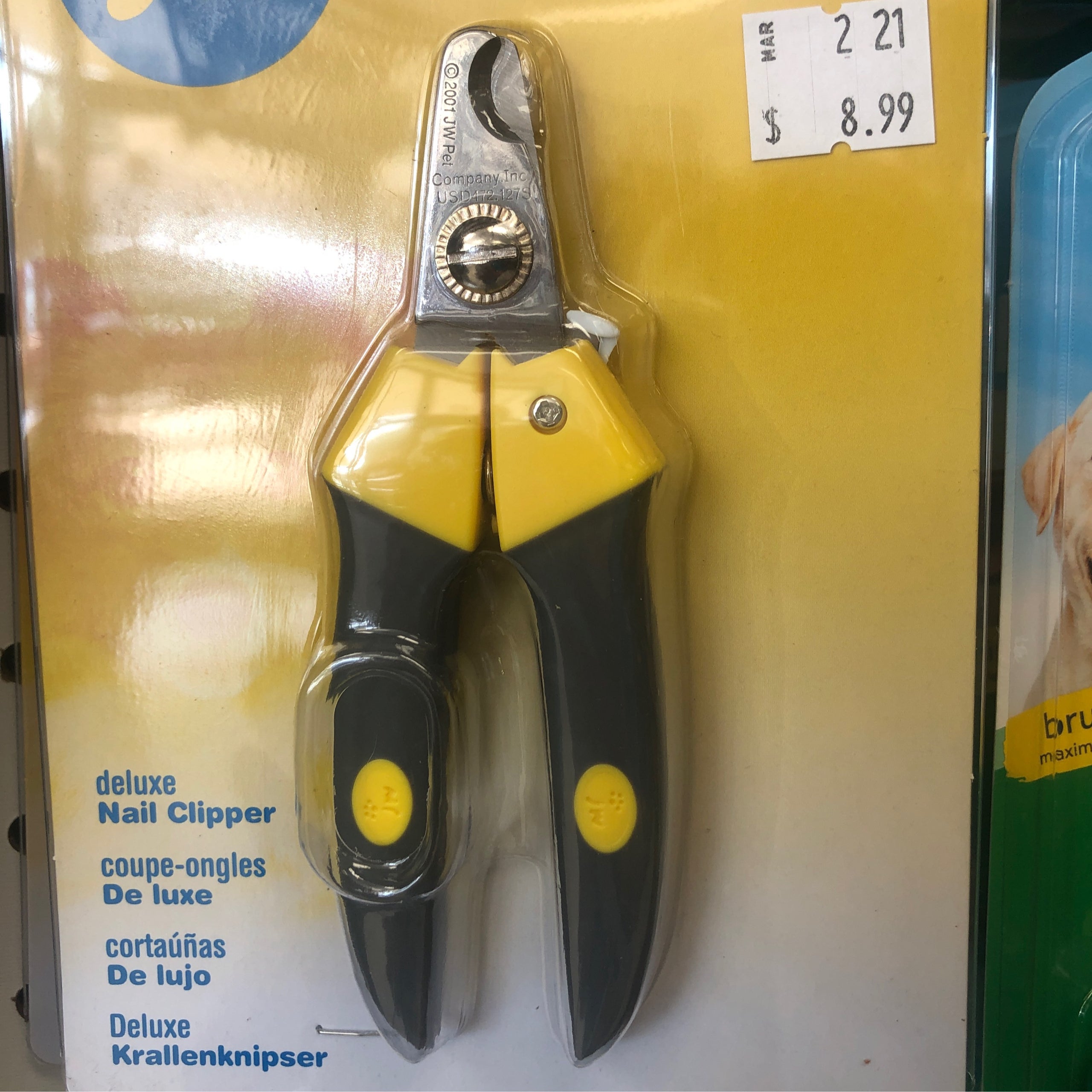 Jw Grip Soft Nail Clippers Med. Canine Acres Bakery Deli